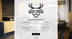Desktop Screenshot of deercreekcafe.com